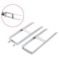 vidaXL Clavijas de tierras para valla de WPC 2 unidades acero 40 cm vidaXL Clavijas de tierras para valla de WPC 2 unidades acero 40 cm