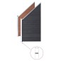 vidaXL Clavijas de tierras para valla de WPC 2 unidades acero 40 cm vidaXL Clavijas de tierras para valla de WPC 2 unidades acero 40 cm