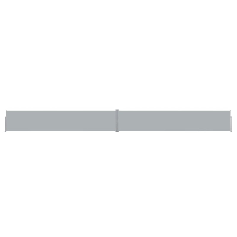 vidaXL Toldo lateral retráctil para patio gris antracita 140x1200 cm vidaXL Toldo lateral retráctil para patio gris antracita 140x1200 cm