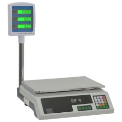 vidaXL Báscula electrónica de mesa con LCD 30 kg