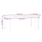vidaXL Juego de comedor de jardín 9 piezas con cojines negro vidaXL Juego de comedor de jardín 9 piezas con cojines negro