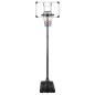 vidaXL Canasta de baloncesto policarbonato transparente 280-350 cm vidaXL Canasta de baloncesto policarbonato transparente 280-350 cm