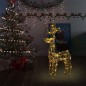 vidaXL Reno de Navidad 90 LEDs acrílico 60x16x100 cm vidaXL Reno de Navidad 90 LEDs acrílico 60x16x100 cm