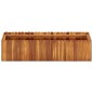 vidaXL Arriate de madera maciza de acacia 100x30x25 cm vidaXL Arriate de madera maciza de acacia 100x30x25 cm