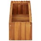 vidaXL Arriate de madera maciza de acacia 100x30x25 cm vidaXL Arriate de madera maciza de acacia 100x30x25 cm