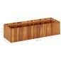 vidaXL Arriate de madera maciza de acacia 100x30x25 cm vidaXL Arriate de madera maciza de acacia 100x30x25 cm