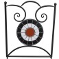 vidaXL Sillas de bistró plegables 2 uds cerámica terracota y blanco vidaXL Sillas de bistró plegables 2 uds cerámica terracota y blanco