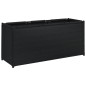 vidaXL Caja de almacenaje tela negra 105x34,5x45 cm vidaXL Caja de almacenaje tela negra 105x34,5x45 cm
