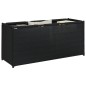 vidaXL Caja de almacenaje tela negra 105x34,5x45 cm vidaXL Caja de almacenaje tela negra 105x34,5x45 cm
