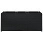 vidaXL Caja de almacenaje tela negra 105x34,5x45 cm vidaXL Caja de almacenaje tela negra 105x34,5x45 cm