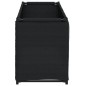 vidaXL Caja de almacenaje tela negra 105x34,5x45 cm vidaXL Caja de almacenaje tela negra 105x34,5x45 cm