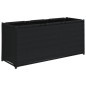 vidaXL Caja de almacenaje tela negra 105x34,5x45 cm vidaXL Caja de almacenaje tela negra 105x34,5x45 cm