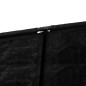 vidaXL Caja de almacenaje tela negra 105x34,5x45 cm vidaXL Caja de almacenaje tela negra 105x34,5x45 cm