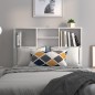 vidaXL Mueble cabecero blanco brillante 100x19x103,5 cm vidaXL Mueble cabecero blanco brillante 100x19x103,5 cm