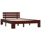 vidaXL Estructura de cama madera maciza pino marrón oscuro 120x200 cm vidaXL Estructura de cama madera maciza pino marrón oscuro 120x200 cm