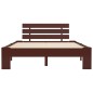 vidaXL Estructura de cama madera maciza pino marrón oscuro 120x200 cm vidaXL Estructura de cama madera maciza pino marrón oscuro 120x200 cm
