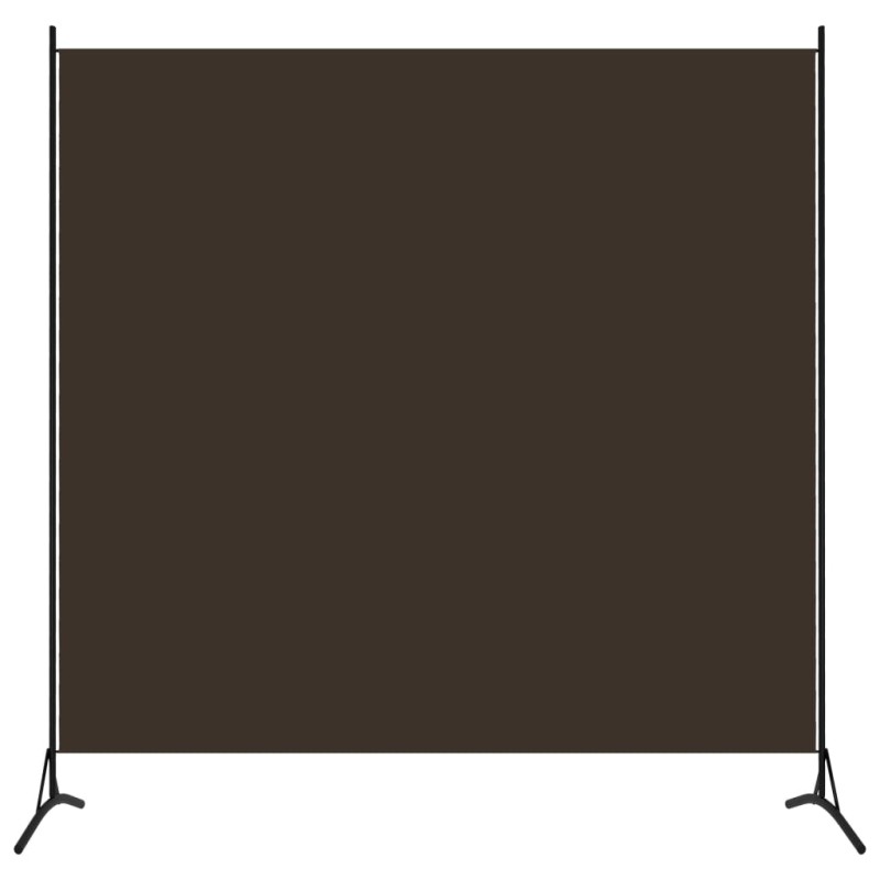 vidaXL Biombo divisor de 1 panel marrón 175x180 cm vidaXL Biombo divisor de 1 panel marrón 175x180 cm