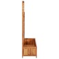 vidaXL Arriate con enrejado madera maciza de acacia 85x38x150 cm vidaXL Arriate con enrejado madera maciza de acacia 85x38x150 cm