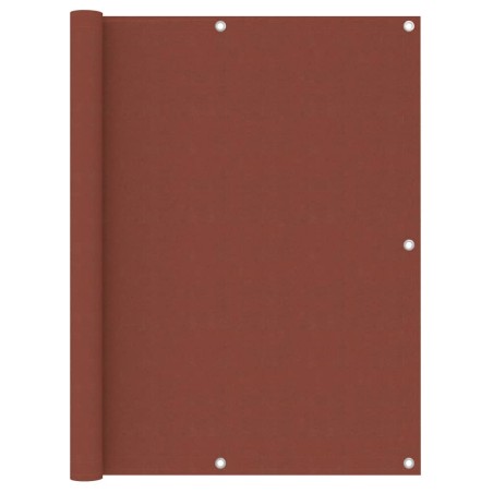 vidaXL Toldo para balcón de tela oxford terracota 120x300 cm