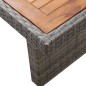 vidaXL Mesa de jardín ratán sintético madera acacia maciza 240x90x74cm vidaXL Mesa de jardín ratán sintético madera acacia maciza 240x90x74cm