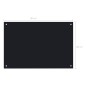 vidaXL Protección salpicaduras cocina vidrio templado negro 90x60 cm vidaXL Protección salpicaduras cocina vidrio templado negro 90x60 cm
