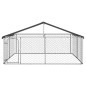 vidaXL Perrera de exterior con tejado 300x300x150 cm vidaXL Perrera de exterior con tejado 300x300x150 cm