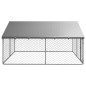 vidaXL Perrera de exterior con tejado 300x300x150 cm vidaXL Perrera de exterior con tejado 300x300x150 cm