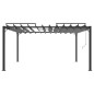 vidaXL Cenador con techo persiana 3x4 m tela y aluminio antracita vidaXL Cenador con techo persiana 3x4 m tela y aluminio antracita