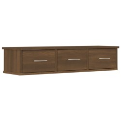 vidaXL Armario de pared madera contrachapada roble marrón 88x26x18,5cm
