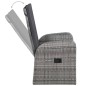 vidaXL Juego de comedor de jardín 5 piezas con cojines gris vidaXL Juego de comedor de jardín 5 piezas con cojines gris