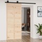 vidaXL Puerta de granero madera maciza pino 90x1,8x214 cm vidaXL Puerta de granero madera maciza pino 90x1,8x214 cm