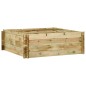 vidaXL Jardinera de verduras madera pino impregnada 120x120x40 cm vidaXL Jardinera de verduras madera pino impregnada 120x120x40 cm