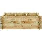 vidaXL Jardinera de verduras madera pino impregnada 120x120x40 cm vidaXL Jardinera de verduras madera pino impregnada 120x120x40 cm
