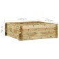 vidaXL Jardinera de verduras madera pino impregnada 120x120x40 cm vidaXL Jardinera de verduras madera pino impregnada 120x120x40 cm