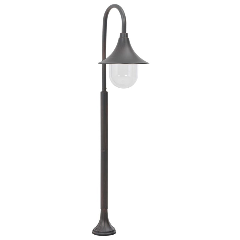 vidaXL Farola de jardín de aluminio color bronce E27 120 cm vidaXL Farola de jardín de aluminio color bronce E27 120 cm