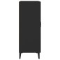 vidaXL Aparador de madera contrachapada negro 69,5x34x90 cm vidaXL Aparador de madera contrachapada negro 69,5x34x90 cm