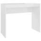 vidaXL Escritorio de madera contrachapada blanco brillo 90x40x72 cm vidaXL Escritorio de madera contrachapada blanco brillo 90x40x72 cm