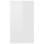 vidaXL Escritorio de madera contrachapada blanco brillo 90x40x72 cm vidaXL Escritorio de madera contrachapada blanco brillo 90x40x72 cm