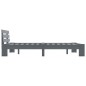 vidaXL Estructura de cama de madera maciza de pino gris 140x200 cm vidaXL Estructura de cama de madera maciza de pino gris 140x200 cm