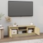 vidaXL Mueble de TV con puerta roble Sonoma 102x30x36 cm vidaXL Mueble de TV con puerta roble Sonoma 102x30x36 cm
