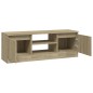 vidaXL Mueble de TV con puerta roble Sonoma 102x30x36 cm vidaXL Mueble de TV con puerta roble Sonoma 102x30x36 cm