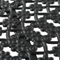 VidaXL Mesa bistró de metal negra 40x70 cm 