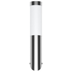 vidaXL Lámpara de pared acero inoxidable impermeable 60 W