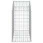 vidaXL Cesta de gaviones forma arco hierro galvanizado 100x50x80/100cm vidaXL Cesta de gaviones forma arco hierro galvanizado 100x50x80/100cm