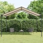 vidaXL Carpa acero y tela beige 4x3 m vidaXL Carpa acero y tela beige 4x3 m