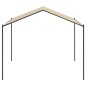 vidaXL Carpa acero y tela beige 4x3 m vidaXL Carpa acero y tela beige 4x3 m