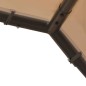 vidaXL Carpa acero y tela beige 4x3 m vidaXL Carpa acero y tela beige 4x3 m