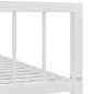 vidaXL Estructura de cama de metal blanco 120x200 cm vidaXL Estructura de cama de metal blanco 120x200 cm