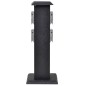 vidaXL Columna negra con enchufes para el jardín vidaXL Columna negra con enchufes para el jardín