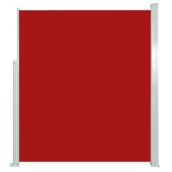 vidaXL Toldo lateral retráctil de jardín rojo 160x300 cm